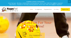 Desktop Screenshot of happyfeetsouthflorida.com